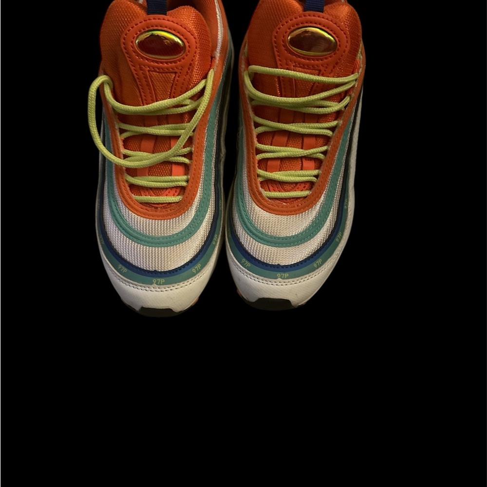 Nike Women's Athletic Shoes - Orange, Green, Blue